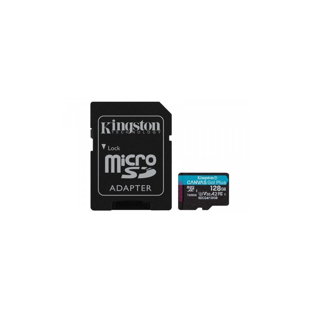Kingston Technology Kingston Technology Canvas Go! Plus, 128 GB, MicroSD, Klass...