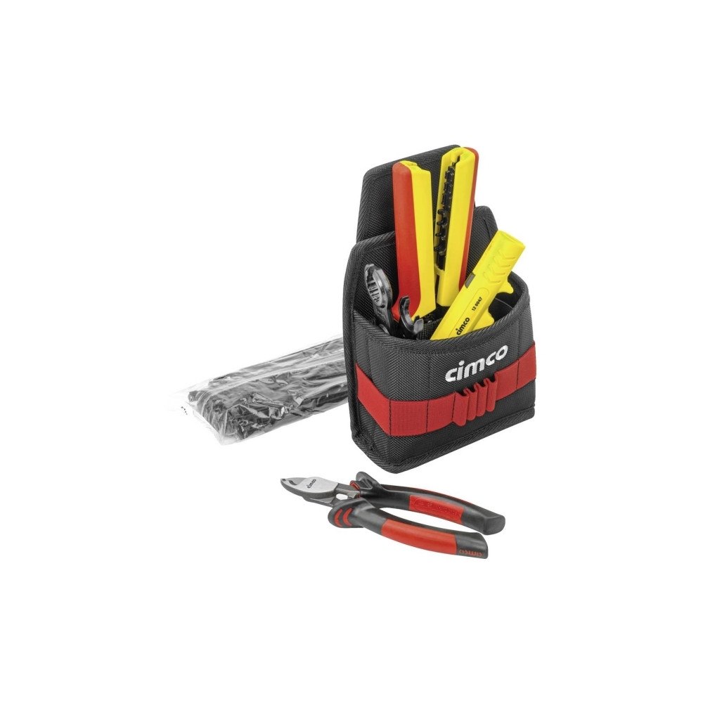 CIMCO Cimco Gürteltasche Solar inkl. 5 Tlg 170475 Elektriker, hant...