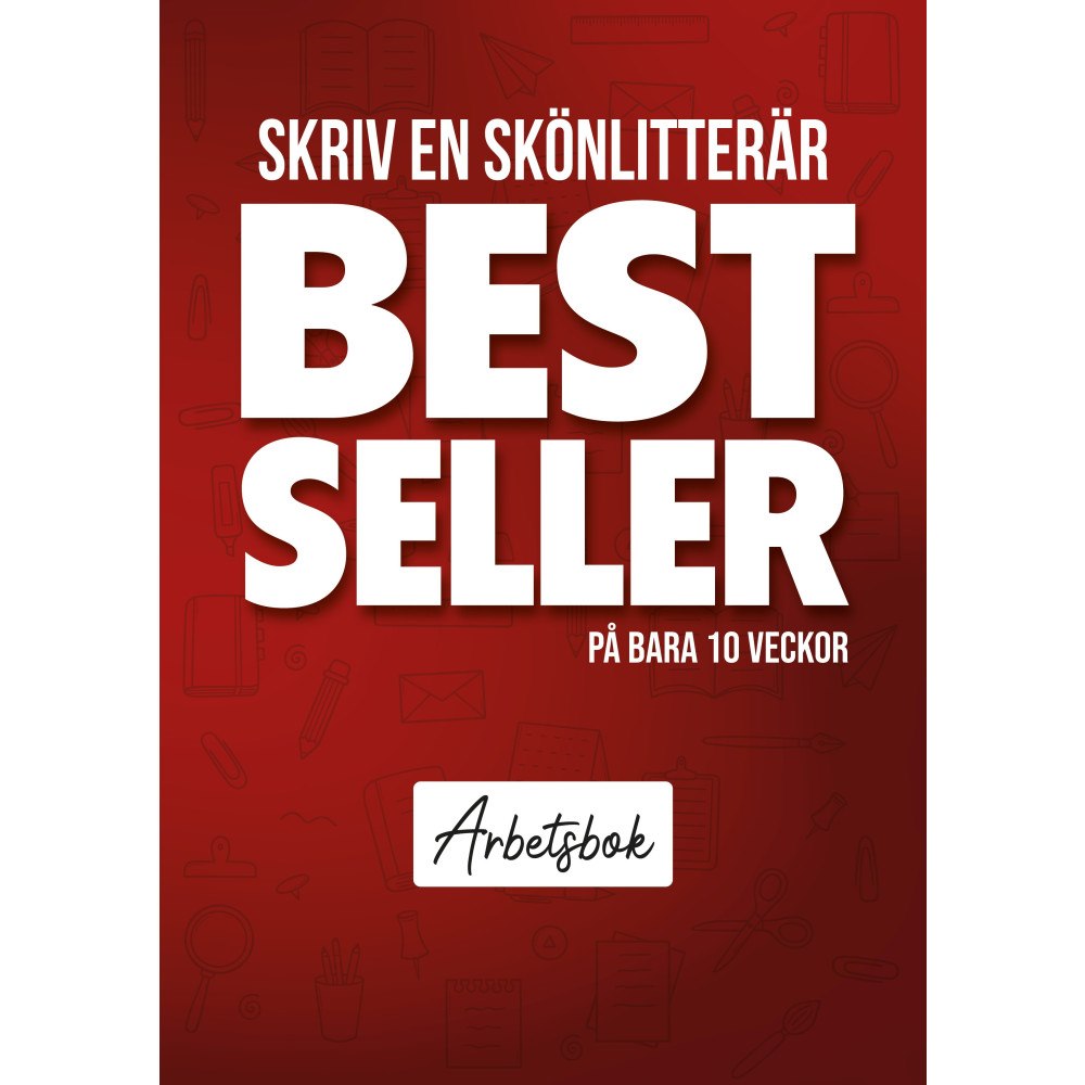 Pia Lerigon Skriv en skönlitterär bestseller på bara 10 veckor : Arbetsbok röd (bok, danskt band)