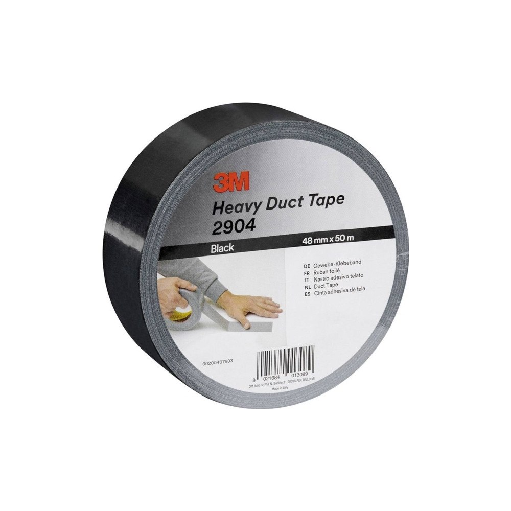 3M 3M 2904D4850S Tekstiltape 3M™ 2904 Sølv (L x B) 50 m x 48 mm...