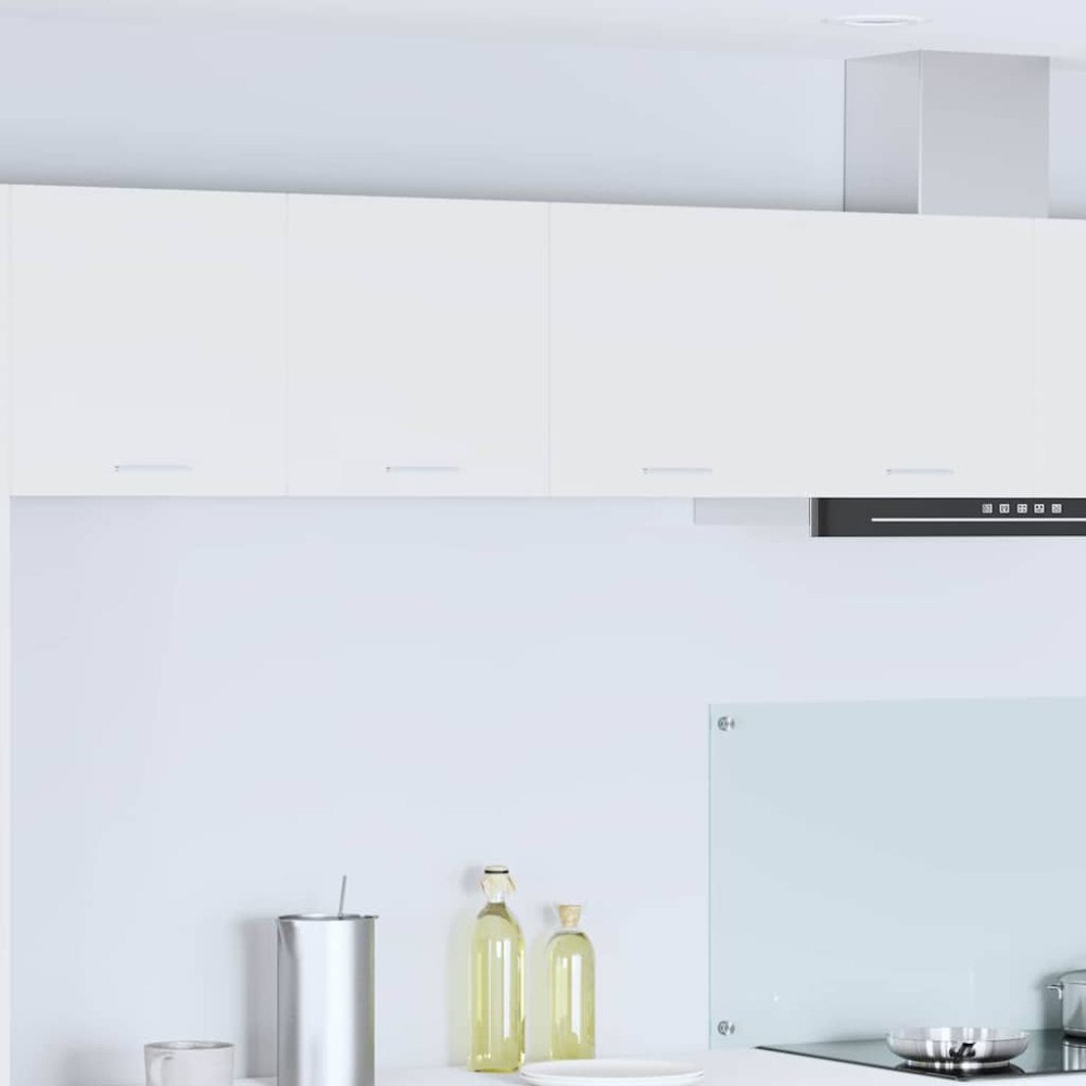 vidaXL Hängande skåp med lagring Vit 80 x 31 x 40 cm Konstruerat trä