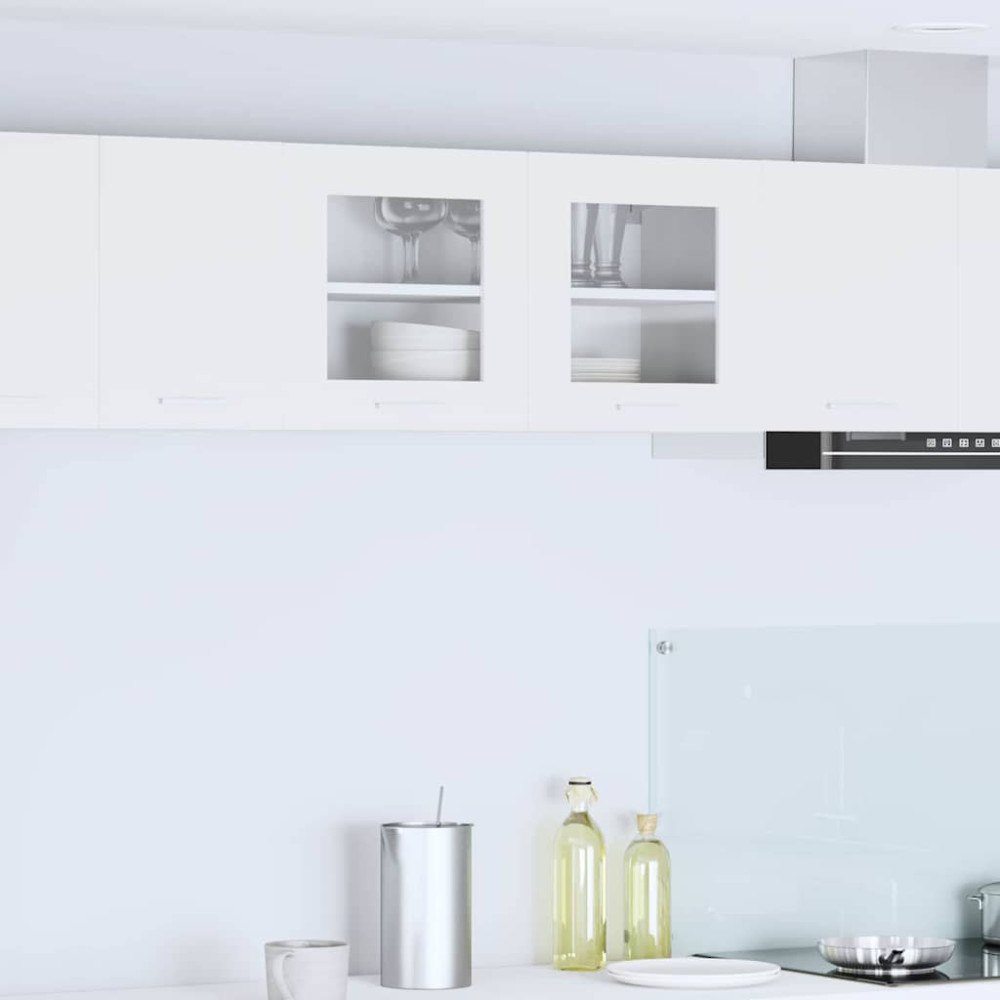 vidaXL Hängande skåp med lagring Vit 80 x 31 x 40 cm Konstruerat trä