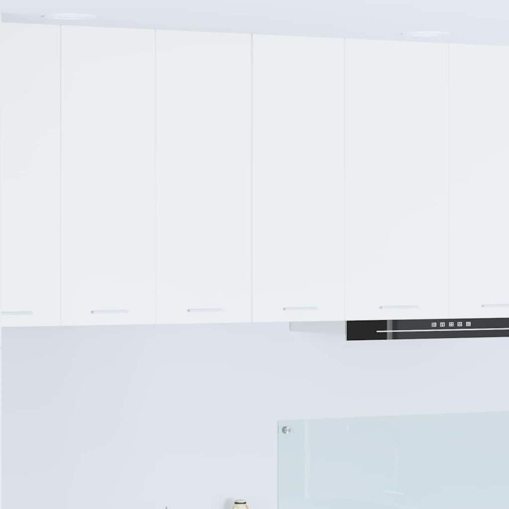 vidaXL Hängande skåp 2 pcs Vit 30 x 31 x 80 cm Konstruerat trä