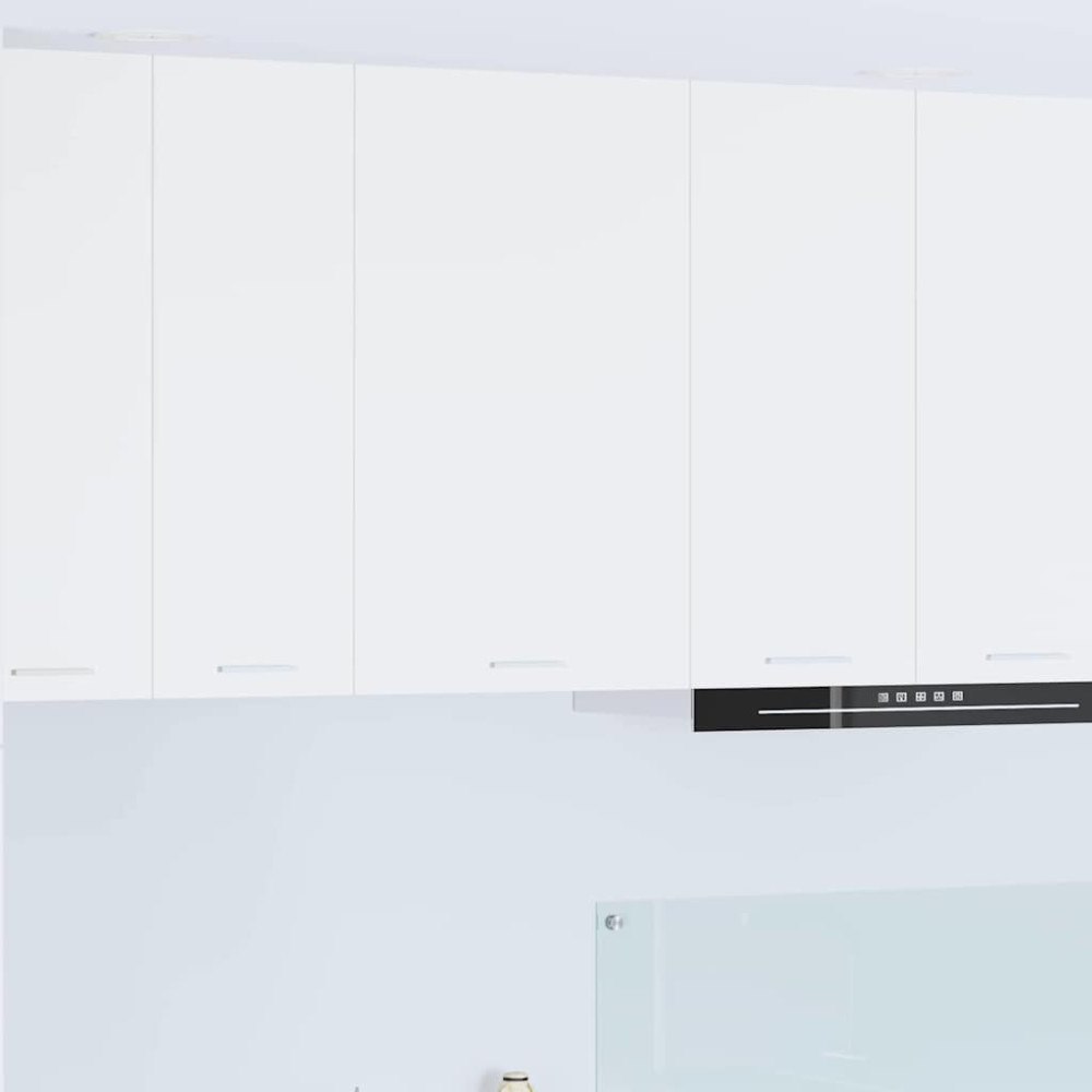 vidaXL Hängande skåp med lagring Vit 50 x 31 x 80 cm Konstruerat trä