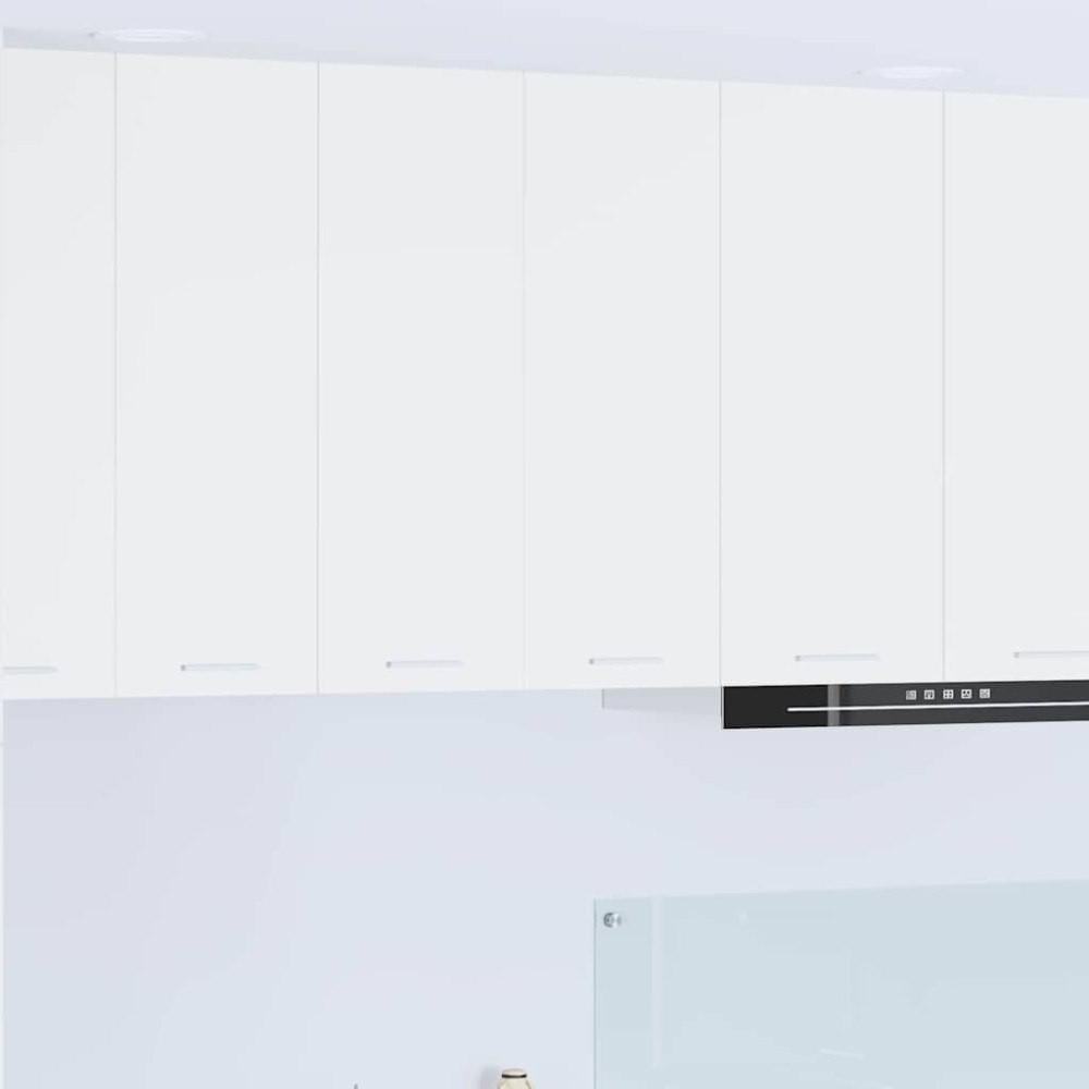 vidaXL Hängande skåp med lagring Vit 60 x 31 x 80 cm Konstruerat trä