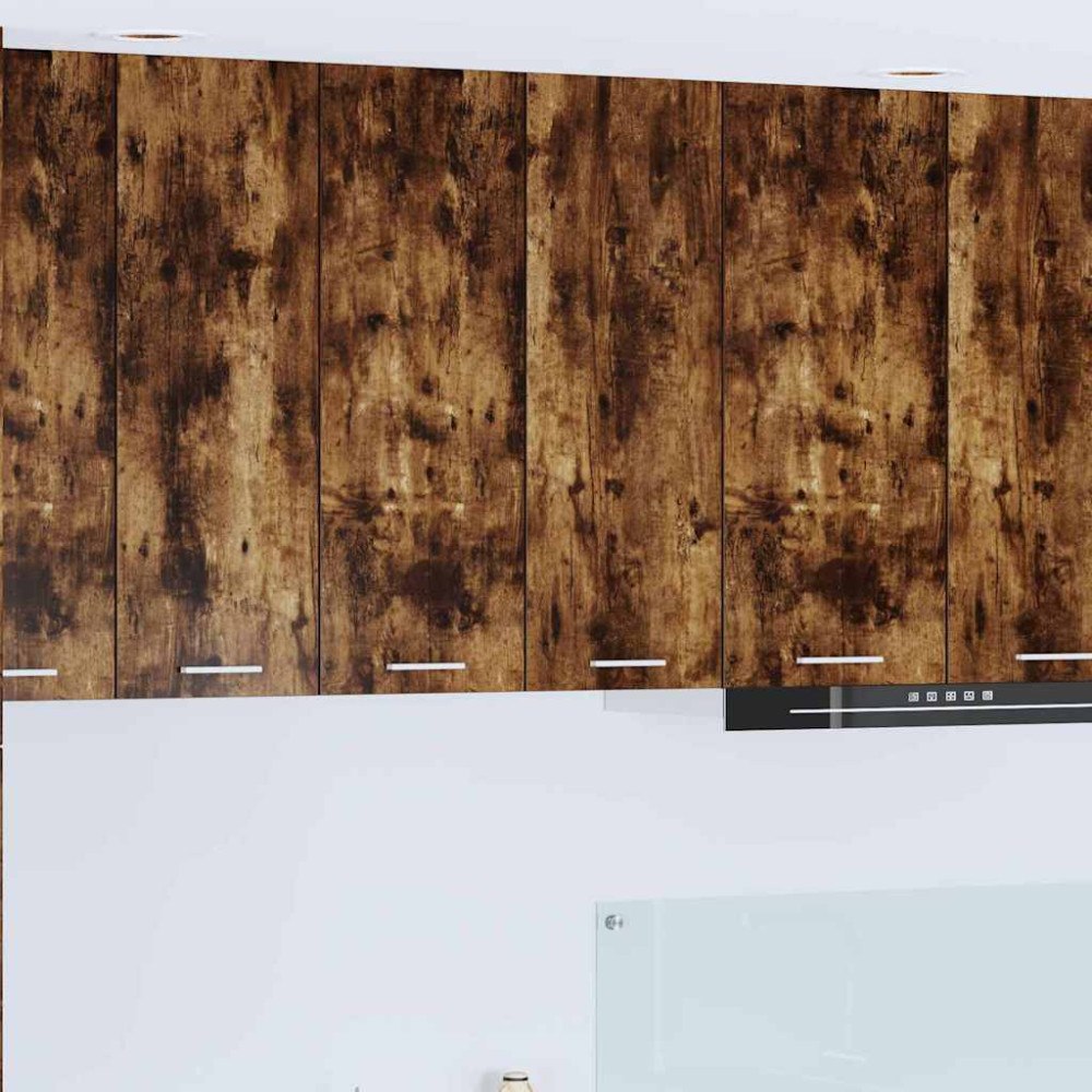 vidaXL Hängande skåp Riga Rökt ek 60 x 31 x 80 cm Konstruerat trä