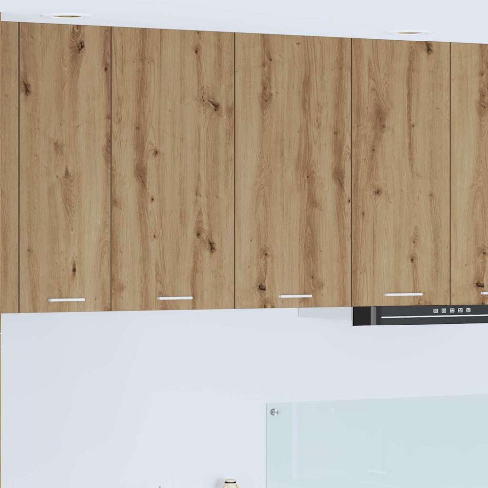 vidaXL Hängande skåp Artisan Ek 80 x 31 x 80 cm Konstruerat trä