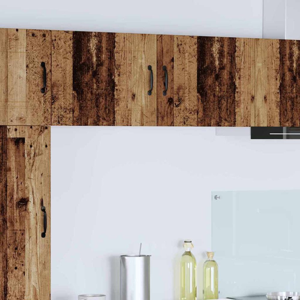 vidaXL Köksskåp 2 pcs Gammalt trä 50 x 31 x 40 cm Konstruerat trä