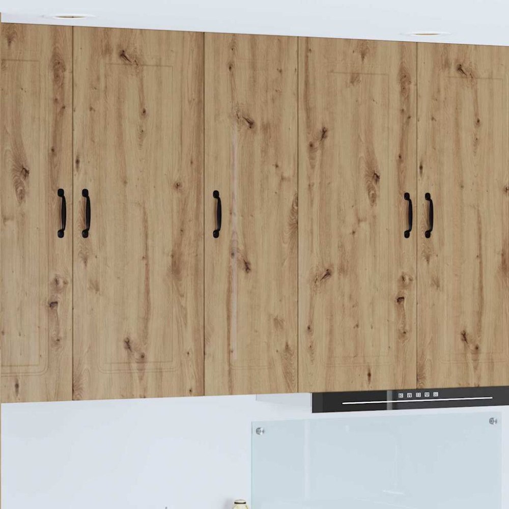 vidaXL Väggskåp för kök Artisan Ek 30 x 31 x 100 cm Konstruerat trä