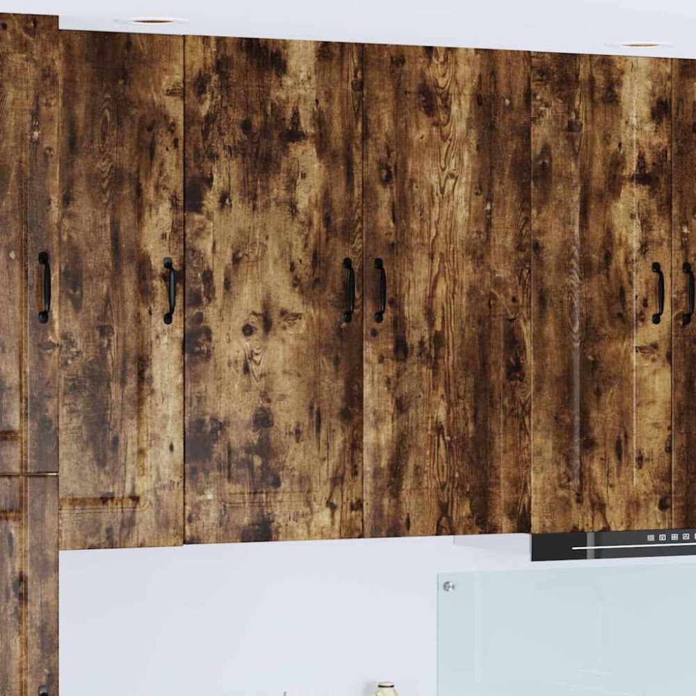 vidaXL Köksskåp Kalmar Rökt ek 80 x 31 x 100 cm Konstruerat trä