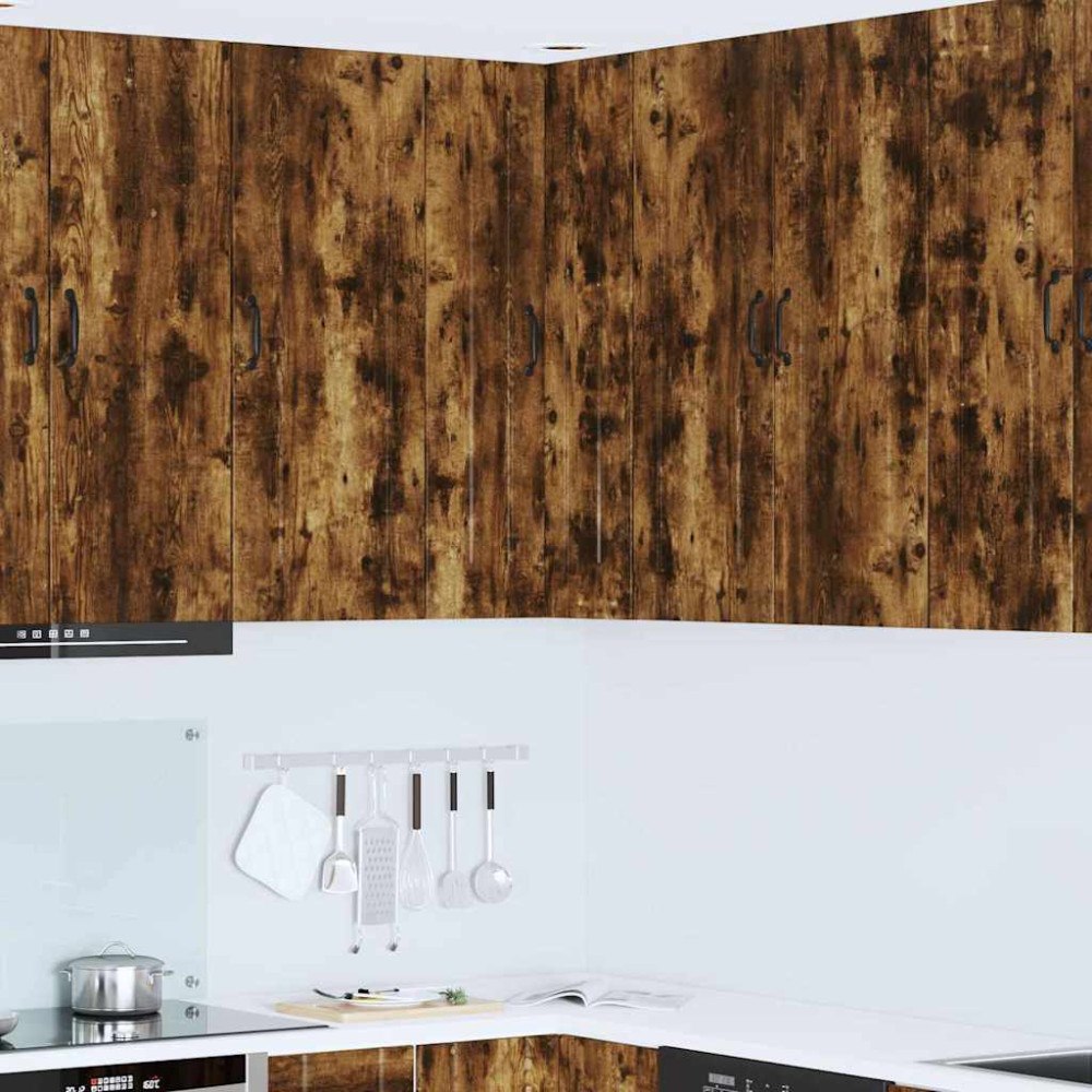 vidaXL Väggskåp för kök Rökt ek 57 x 57 x 100 cm Konstruerat trä