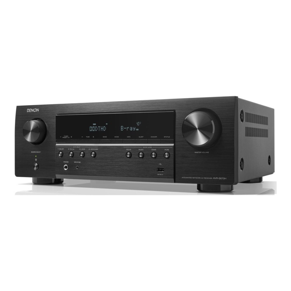 Denon Denon AVR-S670H - AV-nätverksreceiver - 5.2-kanalig
