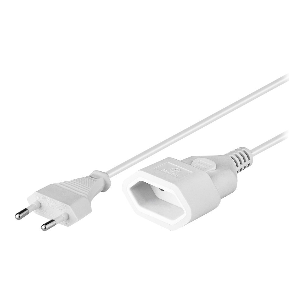 Goobay goobay - förlängningskabel för ström - Eurokontakt till Eurokontakt - 2 m