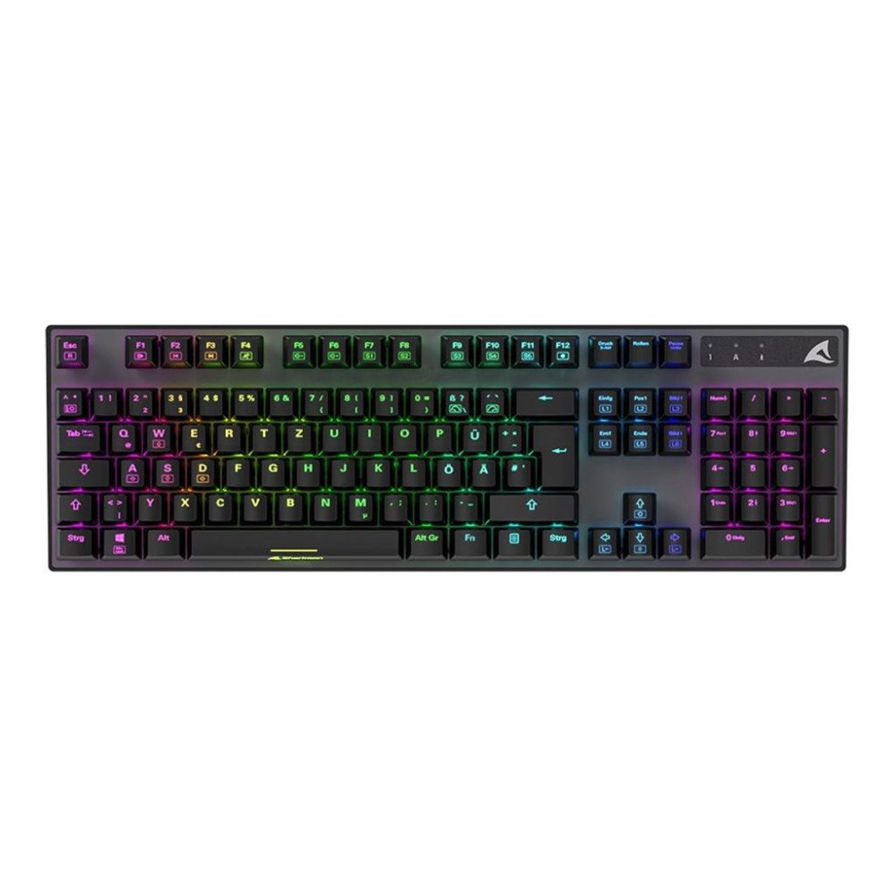 Sharkoon Sharkoon Skiller SGK20 - tangentbord - QWERTZ - tysk Inmatningsenhet