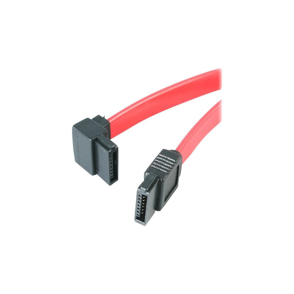 StarTech.com StarTech.com SATA to Left Angle SATA Serial ATA Cable - SATA cable - Serial ATA 150/300/600 - SATA (R) to SATA (R) - 1 f...