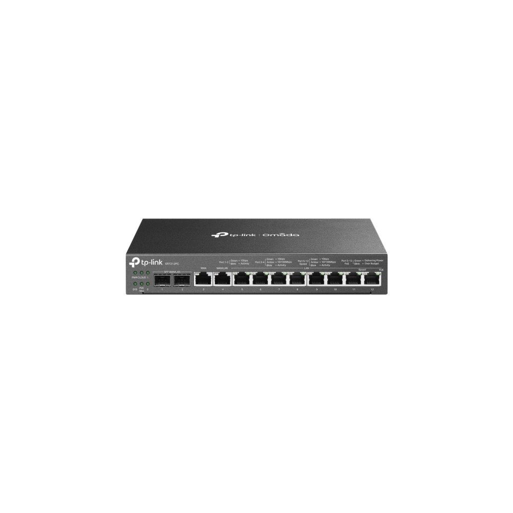TP-LINK TP-Link Omada ER7212PC, Ethernet WAN, Gigabit Ethernet, Svar...