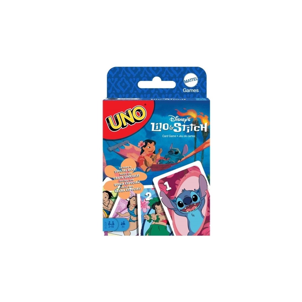 MATTEL Games UNO Disneys Lilo och Stitch, Kortspel, Kasta kort, 7 Å...