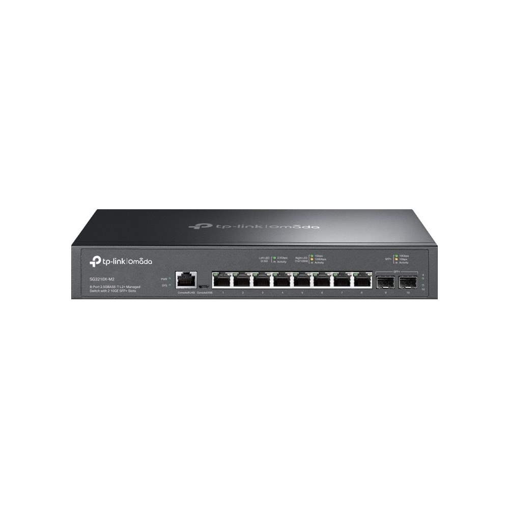 TP-LINK TP-Link Omada SG3210X-M2 V1 - switch - 8 portar - Administrerad - rackmonterbar