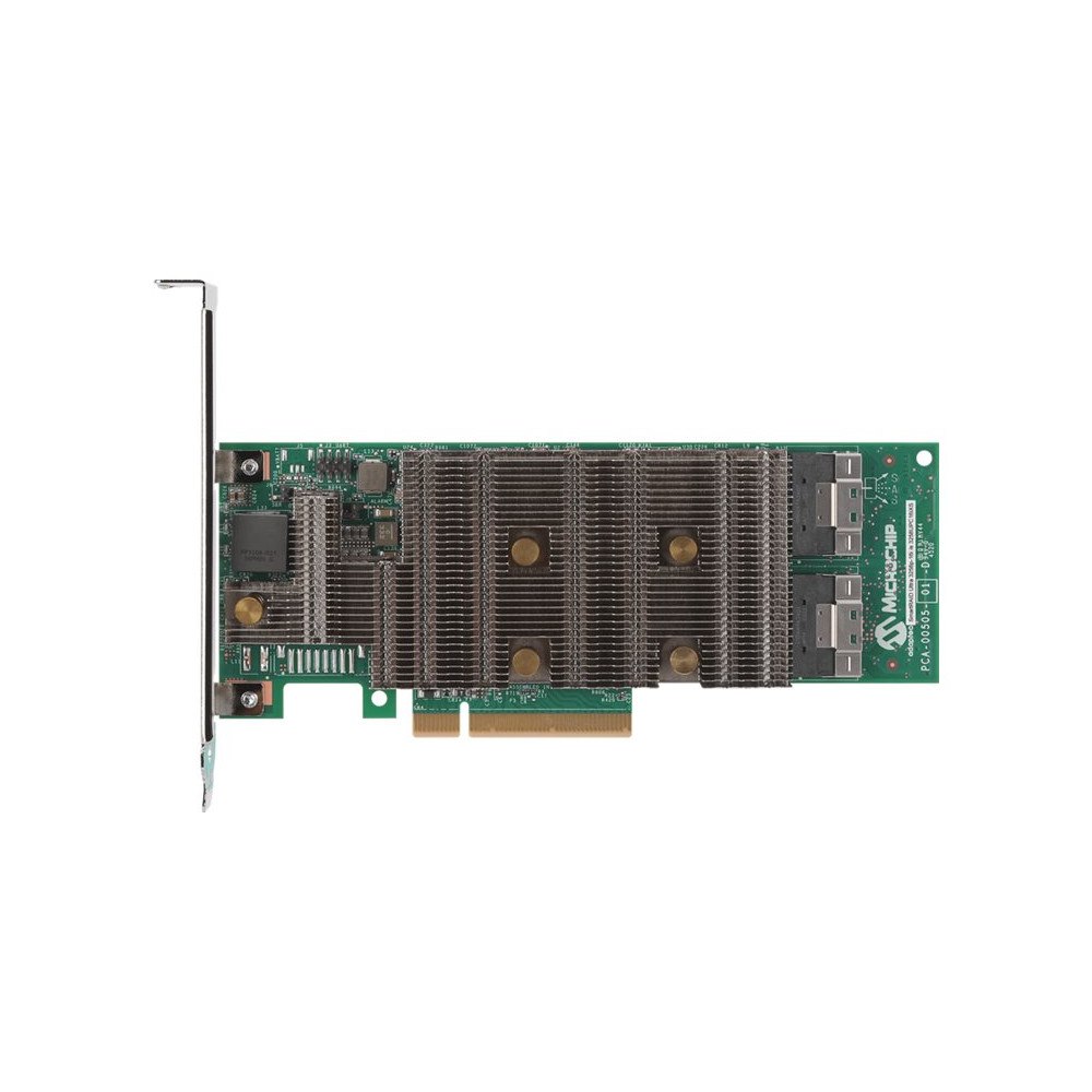 Adaptec Microchip Adaptec DuoConnect 3204-8i/e - kontrollerkort (RAID) - SATA 6Gb/s / SAS 24Gb/s / PCIe 4.0 (NVMe) - PCIe 4.0 x8