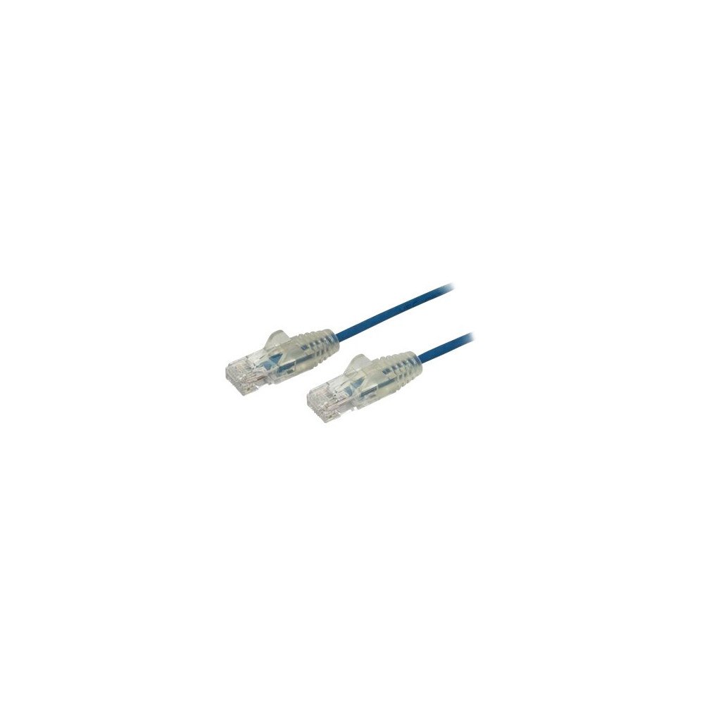 StarTech.com StarTech.com 1,5 m CAT6-kabel - Tunn - Ej hakfria RJ45-kontakter - Blå - patch-kabel - 1.5 m - blå