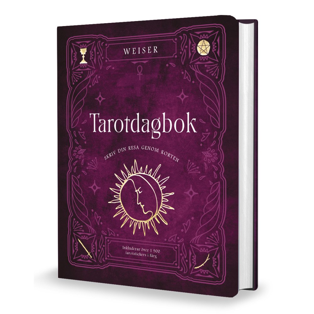 Paneter förlag AB Weiser tarotdagbok (inbunden)