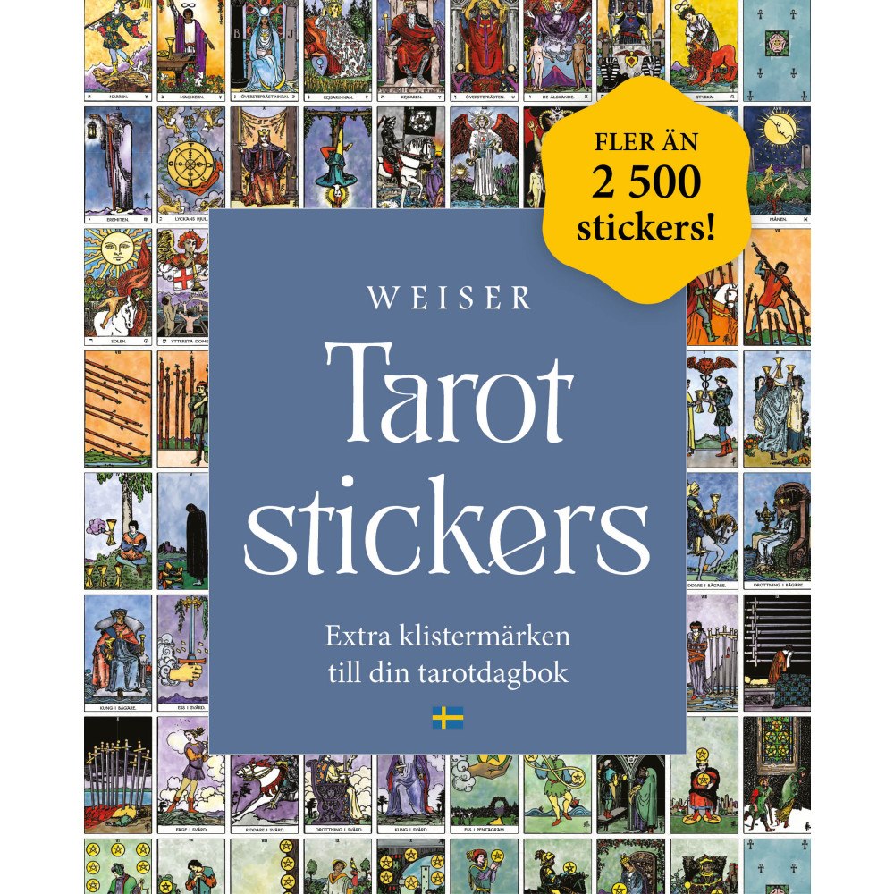 Paneter förlag AB Weiser tarotstickers : extra klistermärken till din tarotdagbok (häftad)
