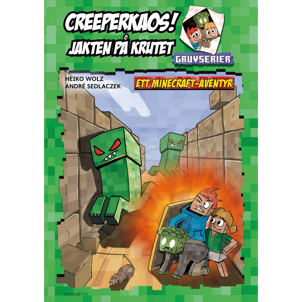 Heiko Woltz Creeperkaos! Jakten på krutet : ett Minecraft-äventyr (inbunden)