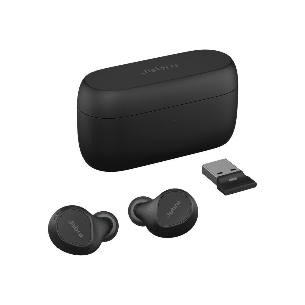 Jabra Jabra Evolve2 Buds UC - True wireless-hörlurar med mikrofon - USB-A via Bluetooth-adapter