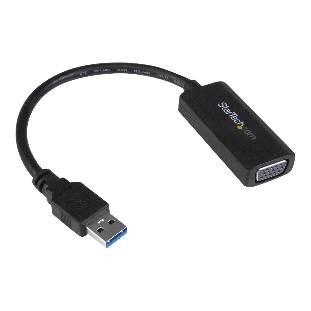 StarTech.com StarTech.com USB 3.0 till VGA-adapter- inbyggd installation av drivrutiner - 1920x1200 - USB/VGA-adapter - USB typ A til...