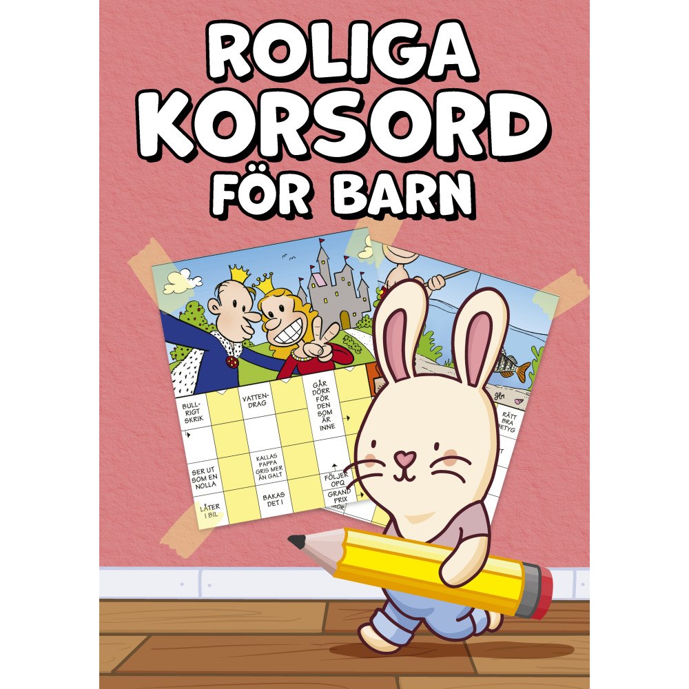 Mikael Tegebjer Roliga korsord för barn (häftad)