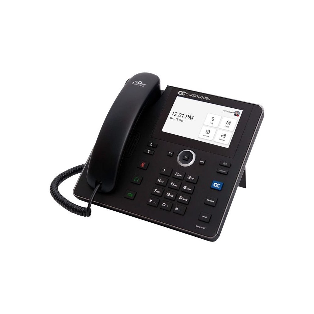AudioCodes AudioCodes C455HD - VoIP-telefon - med Bluetooth interface med nummerpresentation