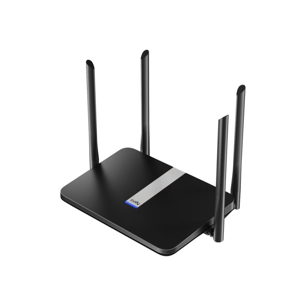 Shenzhen Cudy Technology Cudy X6 - 2.0 - trådlös router - Wi-Fi 6 - skrivbordsmodell, väggmonterbar