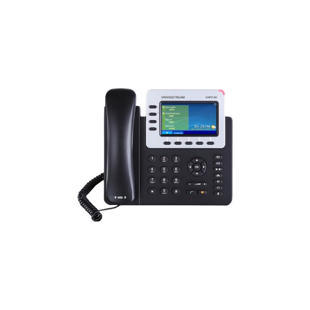 Grandstream Grandstream GXP2140 Enterprise IP Phone - VoIP-telefon - 5-vägs samtalsförmåg