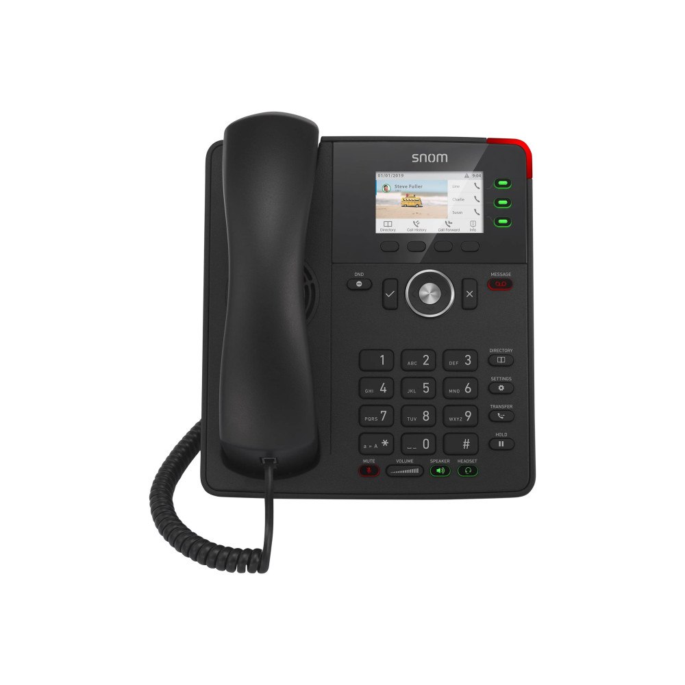 Snom snom D717 - VoIP-telefon - 3-riktad samtalsförmåg