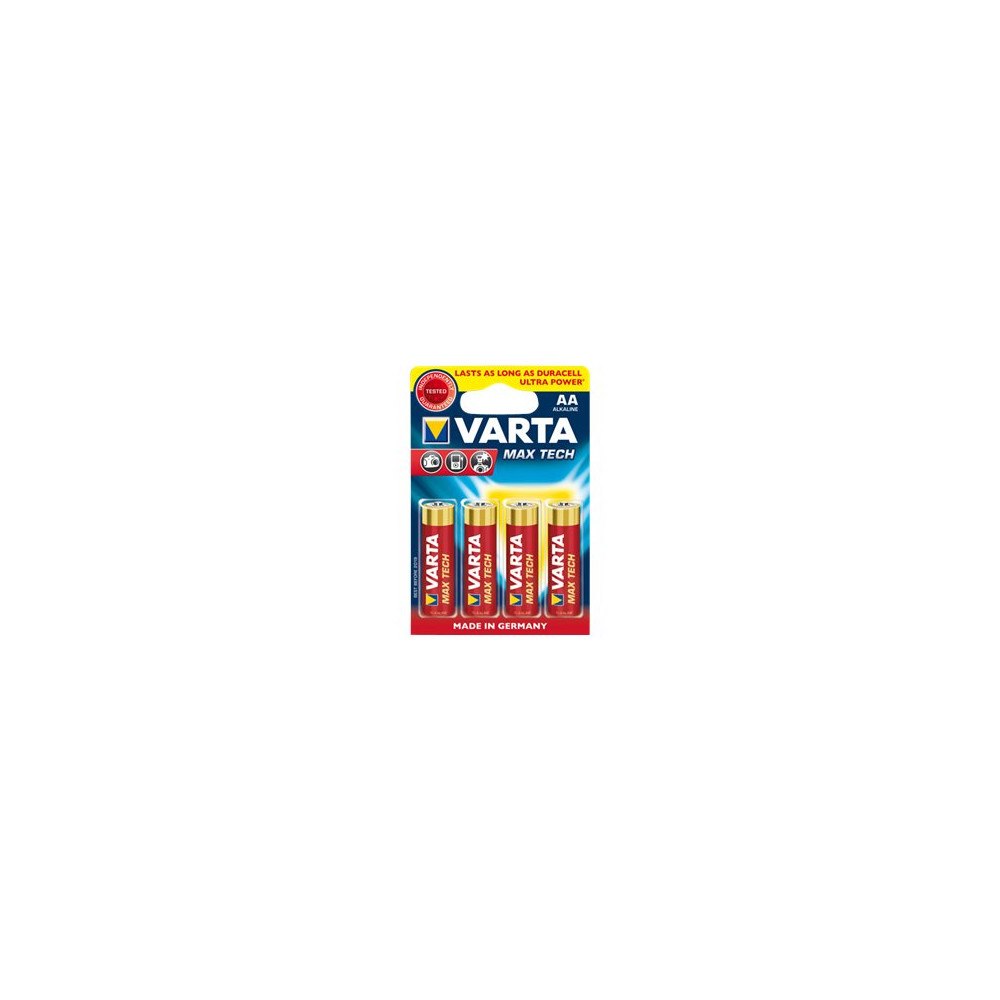 Varta Varta Max Tech batteri - 4 x AA-typ - alkaliskt