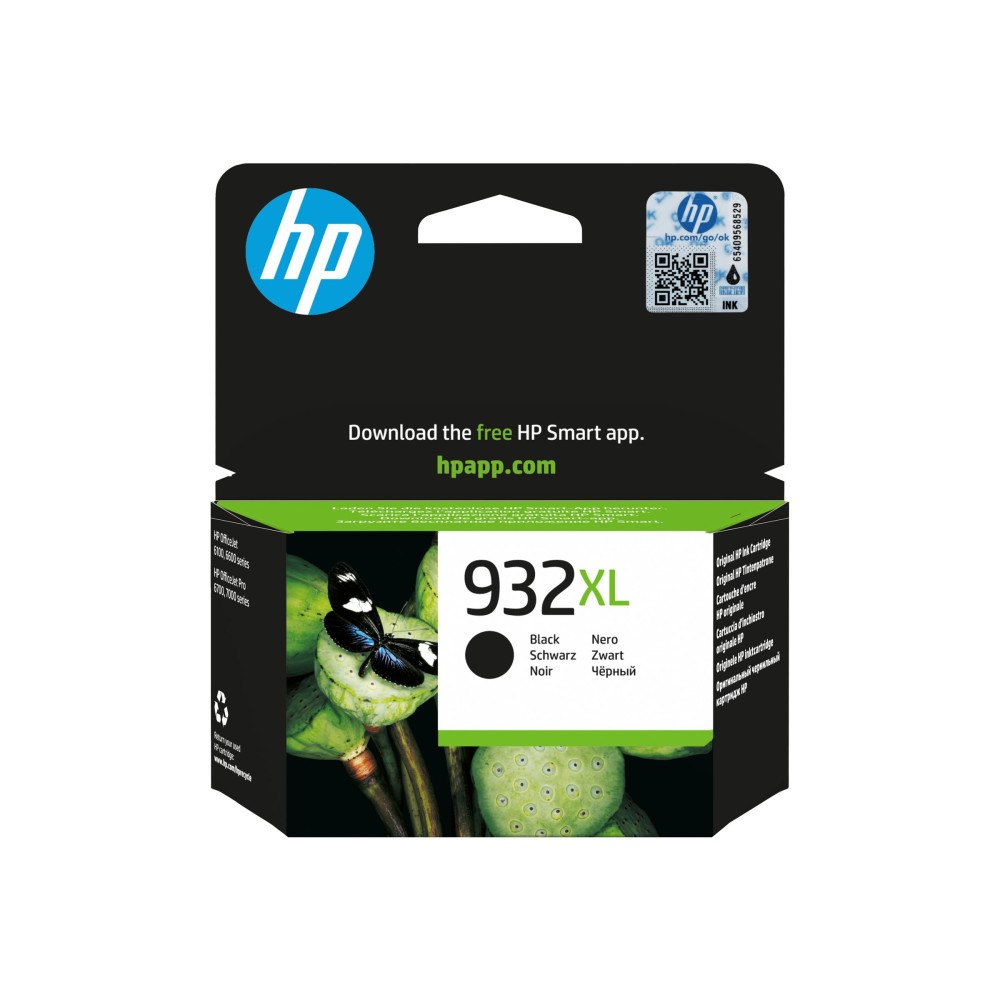 HP HP 932XL - Lång livslängd - svart - original - bläckpatron