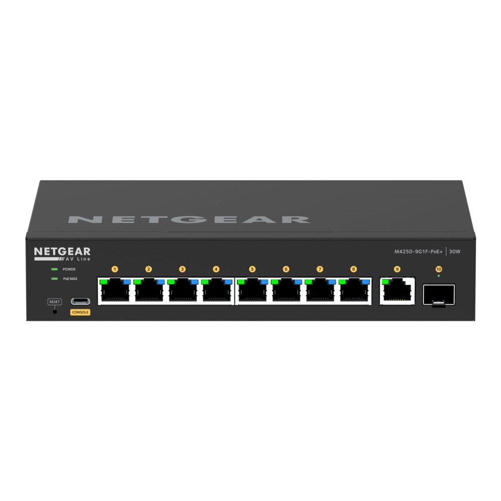 Netgear NETGEAR AV Line M4250-9G1F-PoE+
