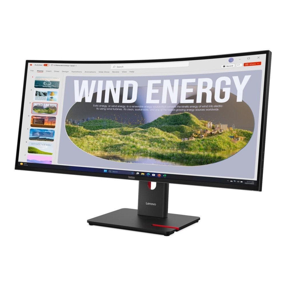 Lenovo Lenovo ThinkVision T34WD-40 - LED-skärm - böjd - 34" - HDR