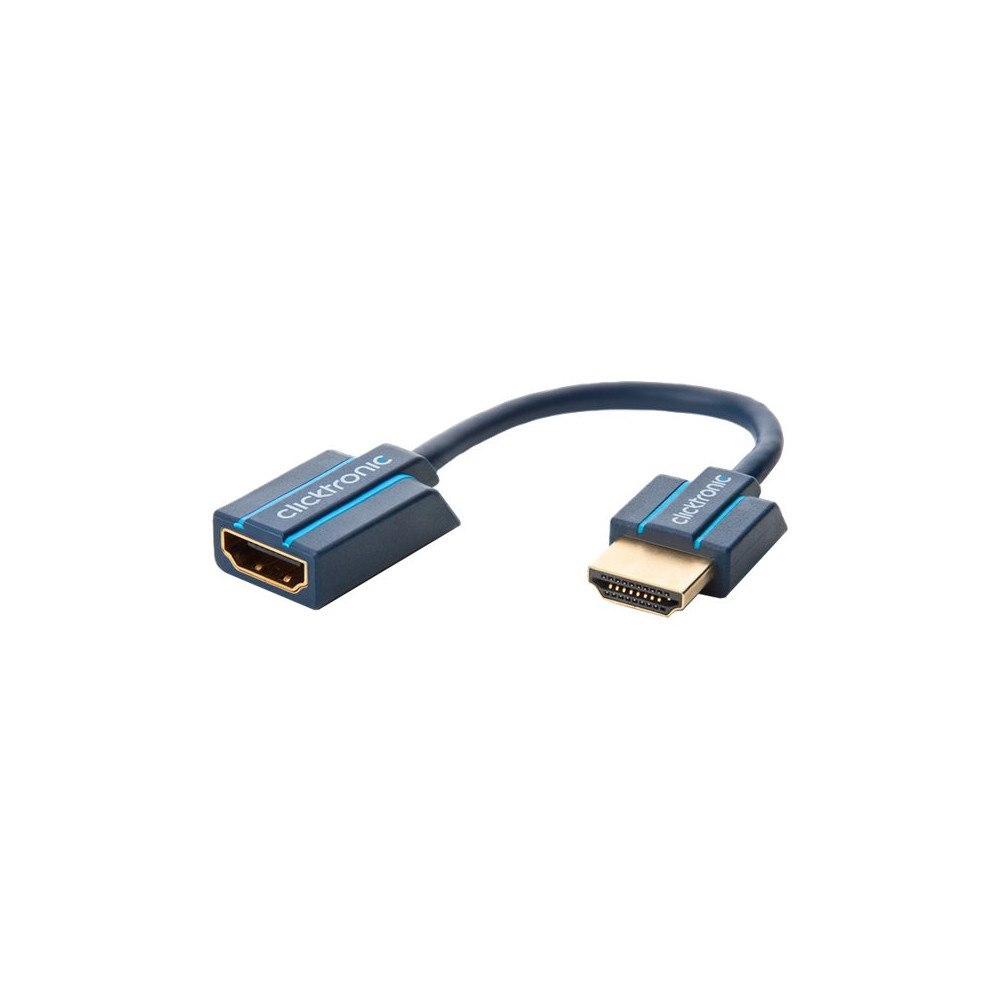 ClickTronic ClickTronic Flexadapter 0010 - HDMI-förlängningskabel med Ethernet - 10 cm