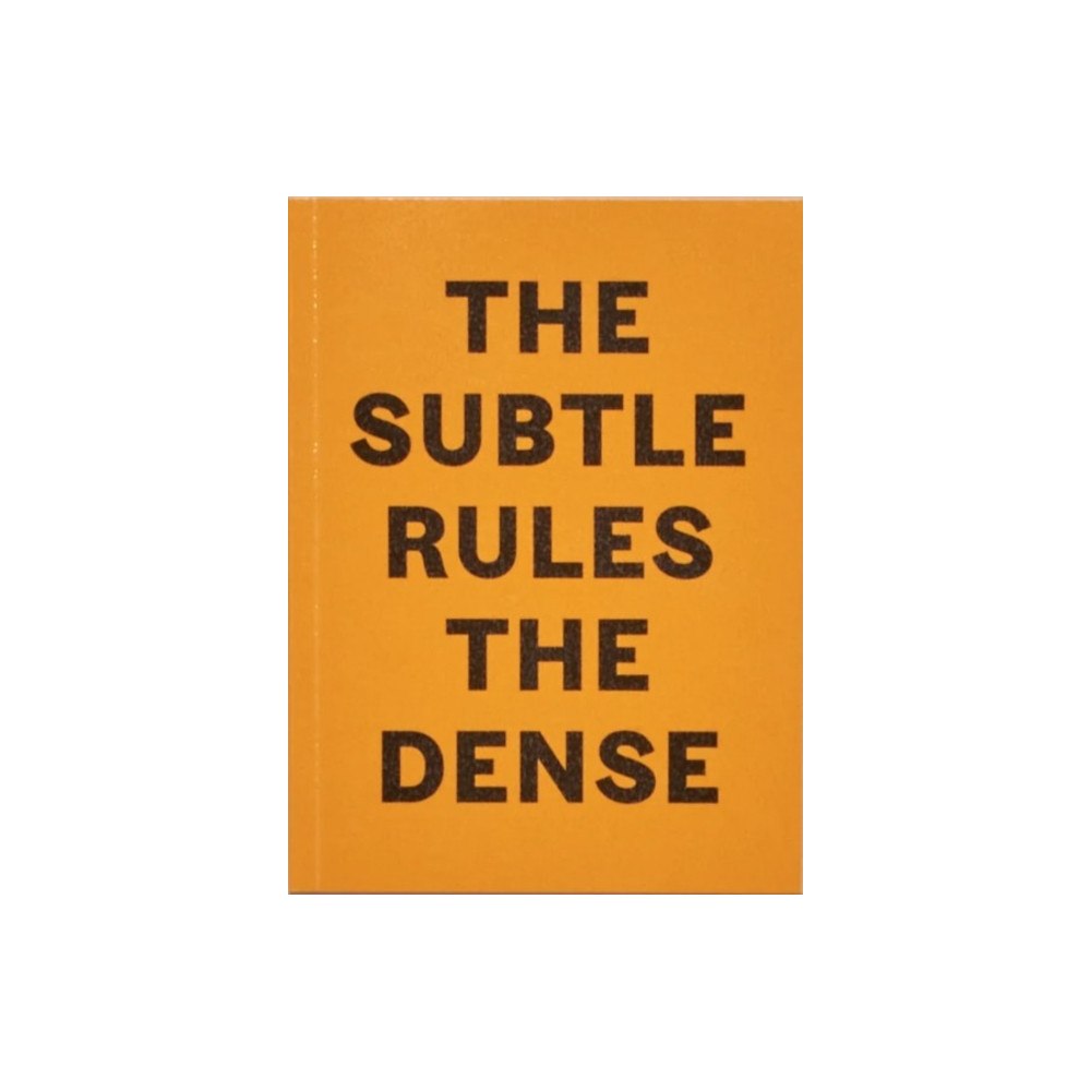 Arcadia Missa Publications The Subtle Rules The Dense (häftad, eng)