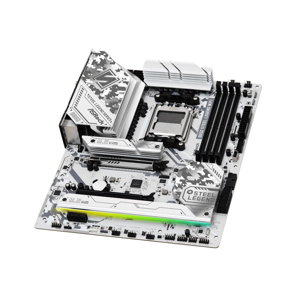 ASRock ASRock B650 Steel Legend WiFi - moderkort - ATX - Socket AM5 - AMD B650