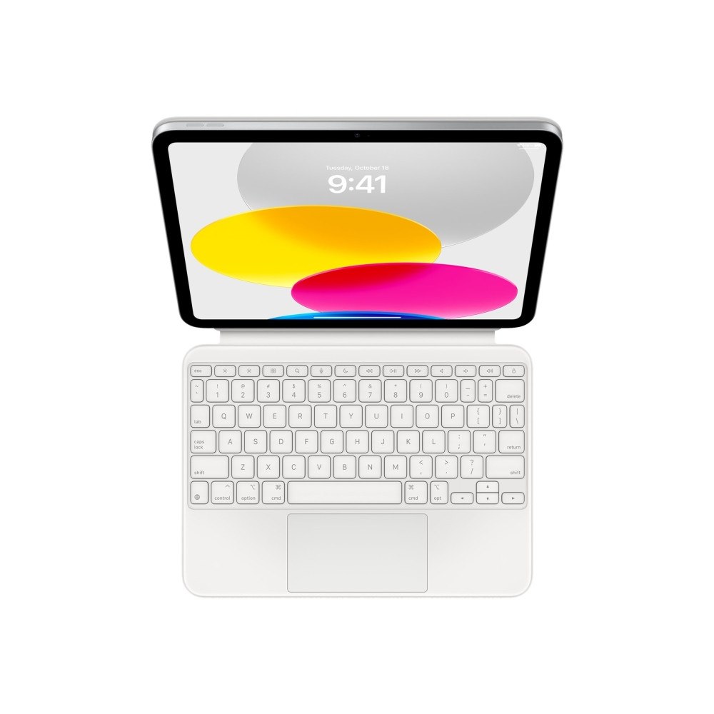 Apple Apple Magic Keyboard Folio - tangentbord och foliefodral - med pekdyna - QWERTY - dansk Inmatningsenhet