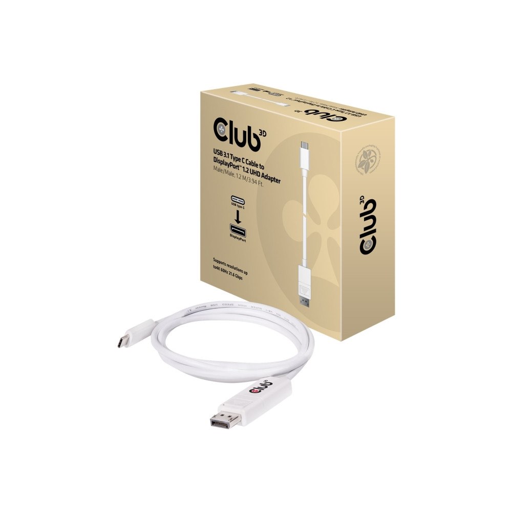 Club-3d Club 3D DisplayPort-kabel - 1.2 m