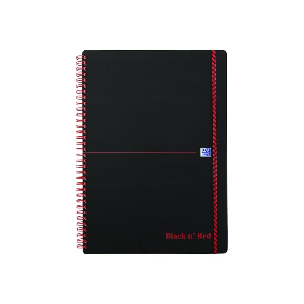 Oxford Office Oxford Black n' Red - anteckningsblock - A4 - 70 ark