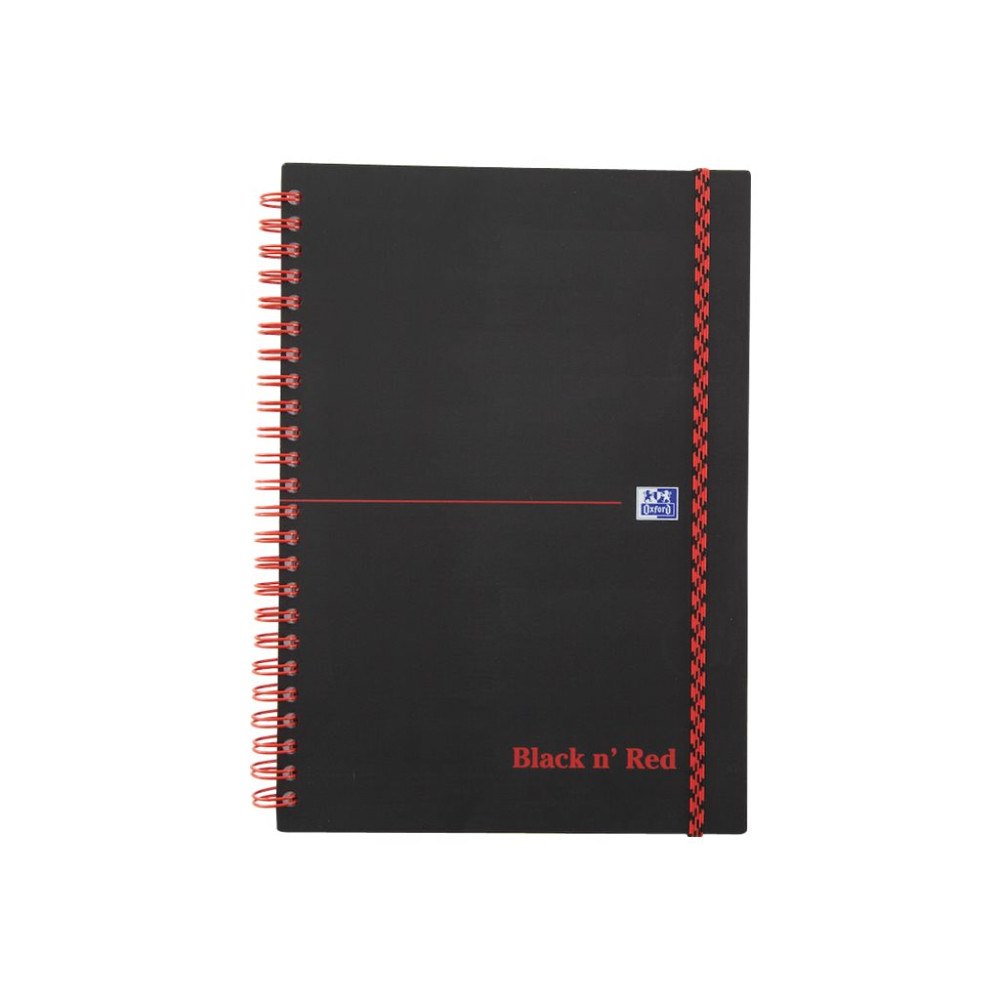 Hamelin Oxford Black n' Red - anteckningsblock - A5 - 70 ark