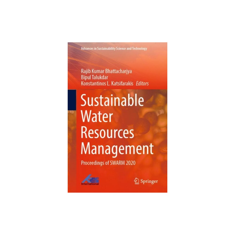 Springer Verlag, Singapore Sustainable Water Resources Management (inbunden, eng)