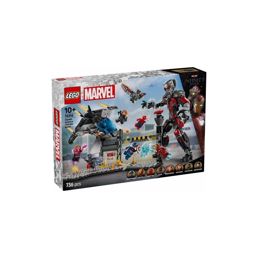 LEGO LEGO Super Heroes Marvel 76314 – Captain America: Civil War...