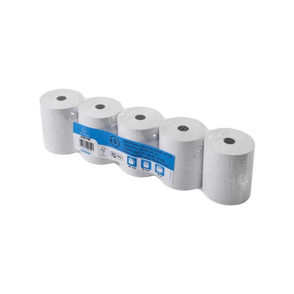 EXACOMPTA Exacompta 44819E, 48 g/m ^, 70 m, 80 mm, 7 cm, 1,2 cm, 5 sty...