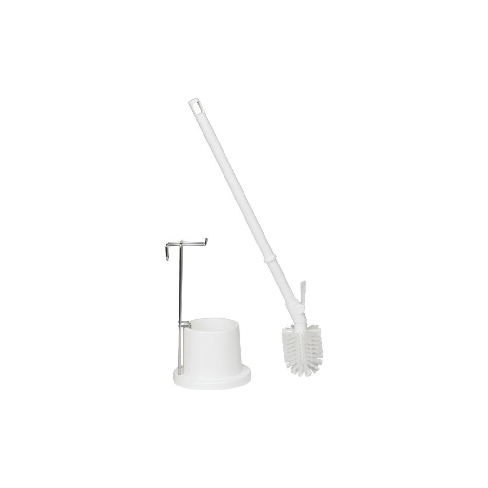 Vikan Toalettborste, Vikan, 72x18x18cm, vit, galvaniserat stål/pol...