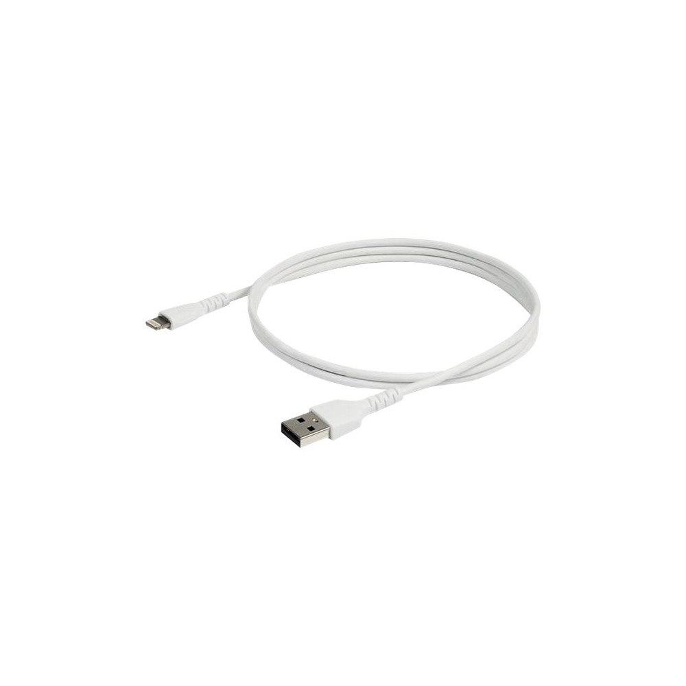 StarTech.com StarTech.com 1m tålig vitt USB-A till Blixtkabel - Tungt, robust aramifiber USB typ A till Blixtladdare/synkron strömsla...